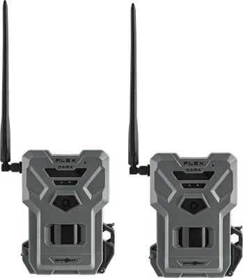 Spypoint Spypoint Wildkamera Flex Dark Twin Pack LTE 4G, 40MP, 0,3s Auslösezeit, App-fähig