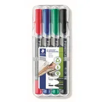 STAEDTLER® Permanentmarker Lumocolor® Duo 348 4 St./Pack.