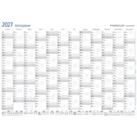 STAEDTLER® Plakatkalender Lumocolor® 2027 inkl. Folienstift Lumocolor® correctable 305 F schwarz, selbstklebende Stifteklemme