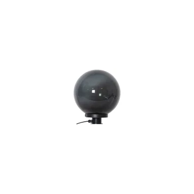 Star Trading Outdoor Leuchte Orby – Gartenleuchte Kugel 30 cm, Rauchglas-Optik, E27 Fassung, IP44, Außenleuchte für Garten, Terrasse & Balkon