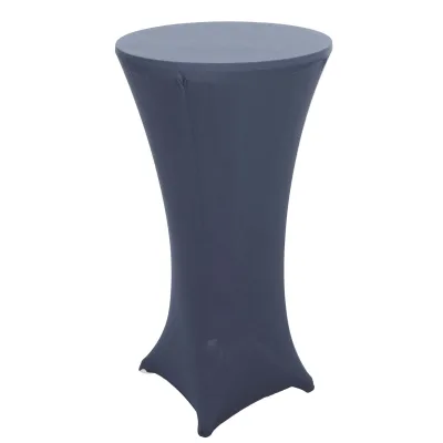 Stehtischhusse MCW-J30, Tischhusse Husse Bezug Überzug, Stretch Ø 60cm ~ anthrazit-grau