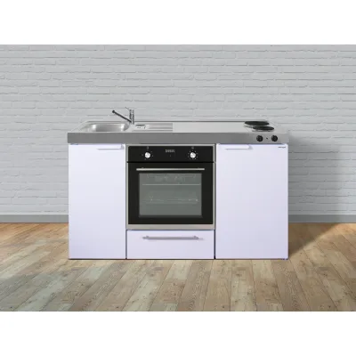 Stengel Küchen Kitchenline MKB 150 weiß - Elektrokochfeld links