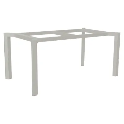 Stern Tischgestell 130x80 cm Penta Aluminium greige