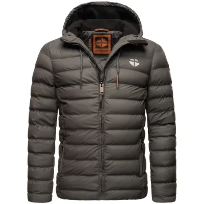 STONE HARBOUR Herren Winterjacke Wasserdichte Gesteppte Winter Regenjacke Zaharoo