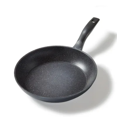 STONELINE Made in Germany Bratpfanne 28 cm, antihaft beschichtete Pfanne mit echten Steinpartikeln, alle Herdarten inkl. Induktion, Fett oder Öl freies Braten
