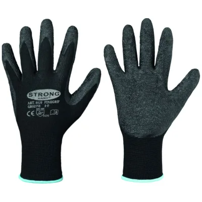 Stronghand Handschuhe Finegrip 0520, Gr. 6 schwarz