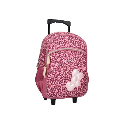 Studio V Wildflower Trolley Schulrucksack Mädchen Kinder Rucksack