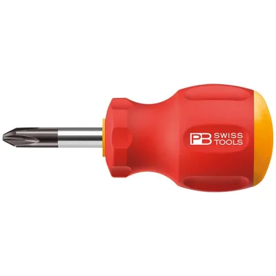 Swiss Tools Schraubendreher Stubby PH2x 35mm SwissGrip