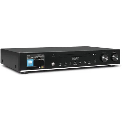 TechniSat DIGITRADIO 143 CD (V3)   HiFi-Tuner, DAB+, Internetradio, CD schwarz