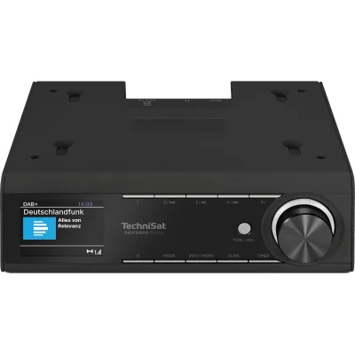 TechniSat DIGITRADIO 23 ASA - 2 Watt DAB+/UKW Unterbauradio mit Automatic Safety Alert schwarz