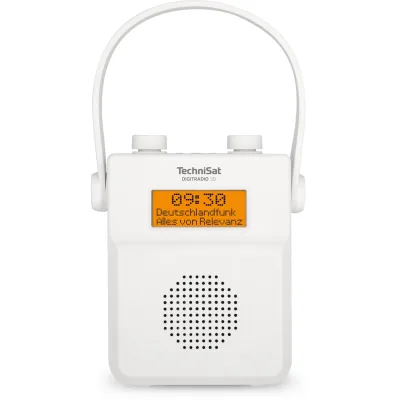TechniSat DIGITRADIO 30   wasserdichtes IPX5 DAB+/UKW Duschradio, Akku