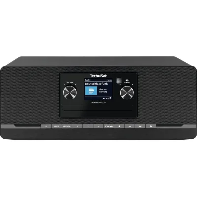 TechniSat DIGITRADIO 320 - 10W DAB+/UKW Radio mit CD, Bluetooth, Fernbedienung schwarz
