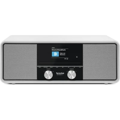 TechniSat DIGITRADIO 330 - DAB+/UKW 10W Radio mit CD, Bluetooth, Fernbedienung weiß