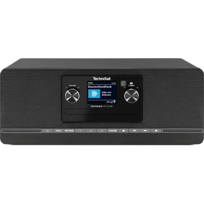 TechniSat DIGITRADIO 372 CD BT - 10 W DAB+ Digitalradio, UKW, CD, Bluetooth, Fernbedienung schwarz