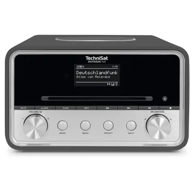 TechniSat DIGITRADIO 586   DAB+ & Internet-Radio, Wireless-Charging anthrazit/silber
