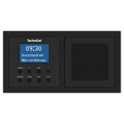 TechniSat DIGITRADIO UP 1   DAB+ / UKW Unterputzradio mit Bluetooth   weiß schwarz (Ral 9011)