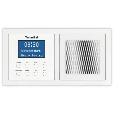 TechniSat DIGITRADIO UP 1   DAB+ / UKW Unterputzradio mit Bluetooth   weiß weiß (Ral 9010)