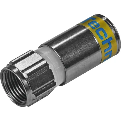 TechniSat F-Kompressionsstecker 4.9    für RG6-Koaxialkabel 1.0/4.6   100 Stk.