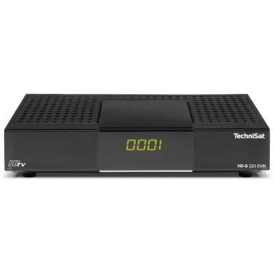 TechniSat HD-S 223 DVR   HD-Satelliten Receiver, USB-Aufnahmefunktion   schwarz