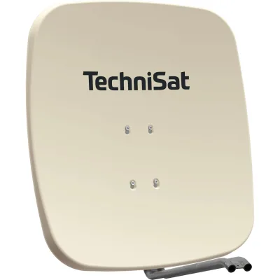 TechniSat SATMAN 65 PLUS, 65 cm SAT-Spiegel ohne LNB (für UNYSAT LNB) beige