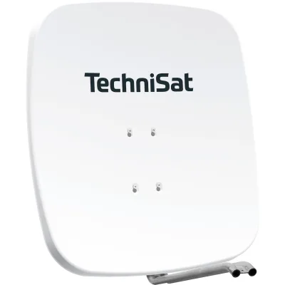 TechniSat SATMAN 65 PLUS, 65 cm SAT-Spiegel ohne LNB (für UNYSAT LNB) polarweiß