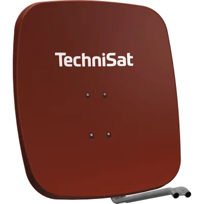TechniSat SATMAN 65 PLUS, 65 cm SAT-Spiegel ohne LNB (für UNYSAT LNB) ziegelrot