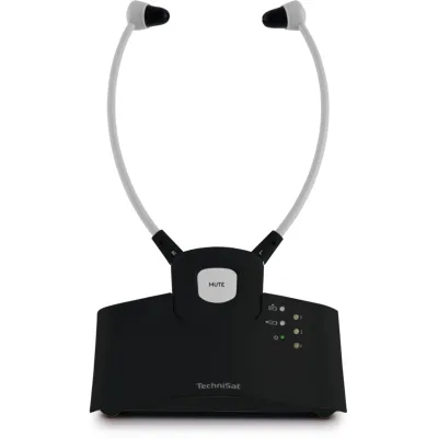 TechniSat STEREOMAN ISI 3   kabelloser Stereo-Funkkopfhörer inkl. Dockingstation schwarz