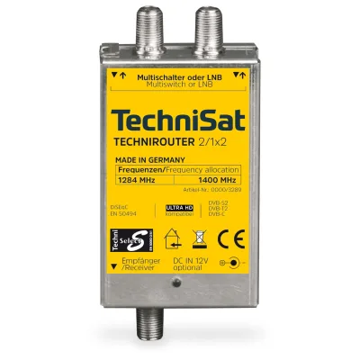 TechniSat TECHNIROUTER MINI 2/1x2   Einkabellösung / Unicable für Twin-Empfang