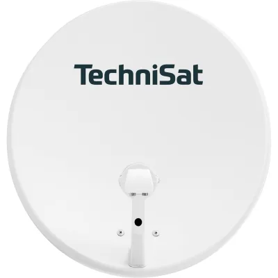 TechniSat TECHNITENNE 60   60 cm Satelliten-Schüssel mit Twin-LNB   lichtgrau lichtgrau