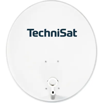 TechniSat TECHNITENNE 70   70 cm Satellitenschüssel mit 40mm LNB Aufnahme lichtgrau