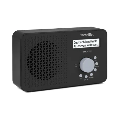 TechniSat VIOLA 200   tragbares DAB+ Radio (UKW, Kopfhöreranschluss, 1 Watt) schwarz