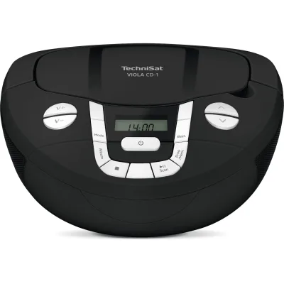 TechniSat Viola CD-1   Boombox mit Bluetooth, Batteriebetrieb & CD-Player schwarz