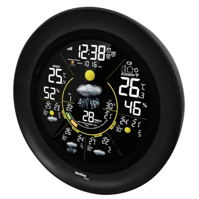 technoline WD 3040 Wetterstation (App-Anbindung, 5-Tage-Vorhersage, Temperatur, Luftfeuchtigkeit, UV-Index)