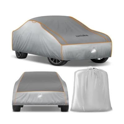 tectake® Autoplane, wasserdicht und atmungsaktiv, mit 4 mm Schaumstoffschicht, 3 längenverstellbare Spanngurte, inklusive Aufbewahrungstasche