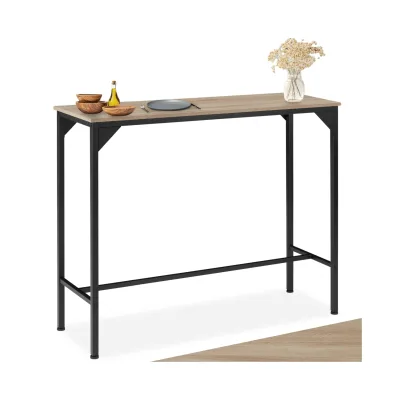 tectake® Bartisch, Industrial Style, rechteckig, 120 x 40 x 100,5 cm