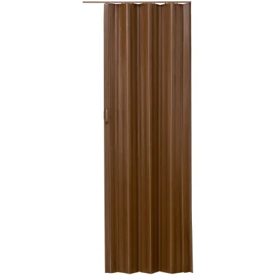 tectake® Falttür, Doppelwandprofil mit Schiebegriff, mit Magnetverschluss, 80 x 203 cm