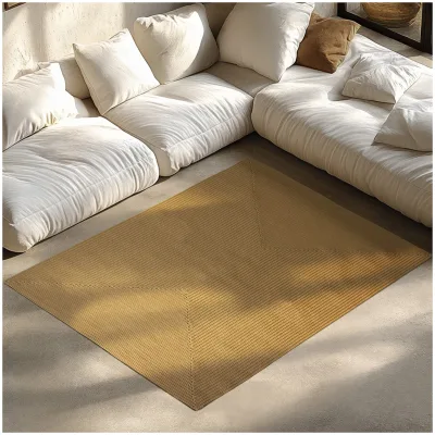 tectake® Geflochtener Teppich, verschiedene Größen, in Jute-Optik, strapazierfähig und pflegeleicht