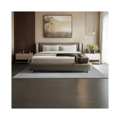 tectake® Kurzflorteppich, verschiedene Größen und Farben, allergikerfreundlich, rutschfeste Unterseite