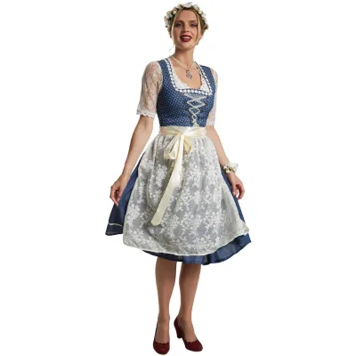 tectake® Midi-Dirndl Kleinwalsertal Modell 2