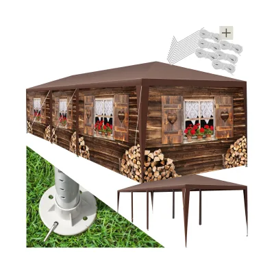 tectake® Pavillon, in 2 Größen, im Steckystem, mit UV-Schutz, wasserdicht