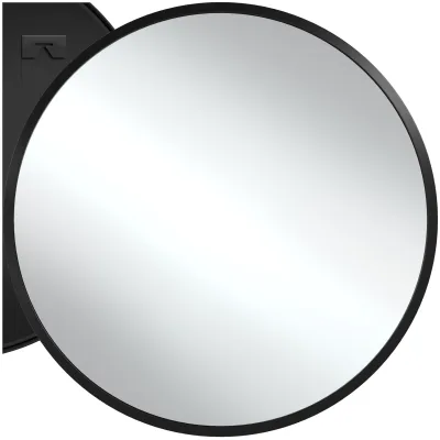 tectake® Runder Wandspiegel , Ø 50 cm, 3 mm dickes Glas, integrierte Befestigungshaken