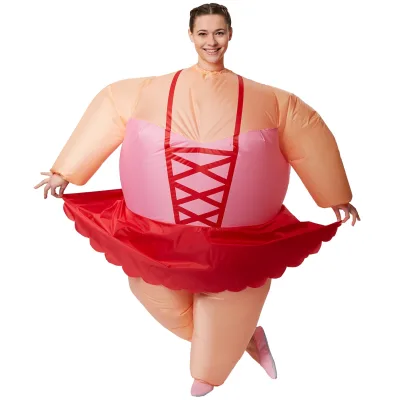 tectake® Selbstaufblasbares Kostüm Ballerina