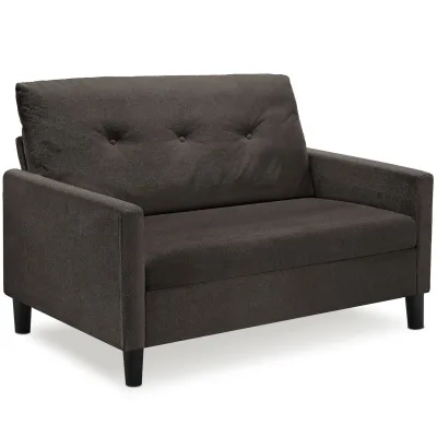 tectake® Sofa, 2-Sitzer, 300 kg belastbar, abnehmbare, waschbare Bezüge, 121,5 x 77 x 91 cm