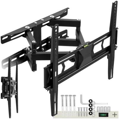 tectake® TV Wandhalterung, für 26 - 75 Zoll (66 - 191 cm), ausziehbar, bis 60 kg