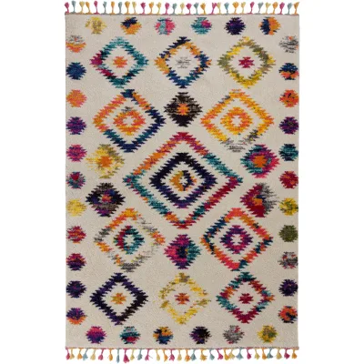 Teppich abstrakt Bunt 80 x 150 cm - ARUN   Kadima Design