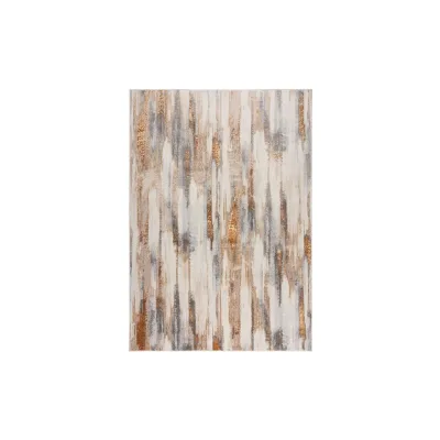 Teppich abstrakt Gold 120 x 170 cm - ZENNOR   Kadima Design