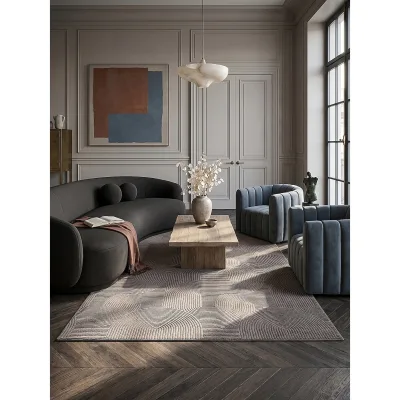 Teppich Kurzflor Beige 200x280 cm - DALAR   Kadima Design
