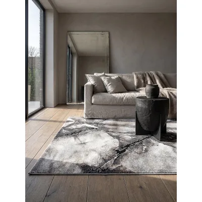 Teppich Kurzflor Grau 120x170 cm - OGLIO   Kadima Design