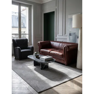 Teppich Kurzflor Grau 200x200 cm - DALAR   Kadima Design