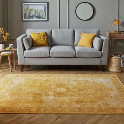 Teppich Orient Senfgelb 120 x 170 cm - COQUET   Kadima Design